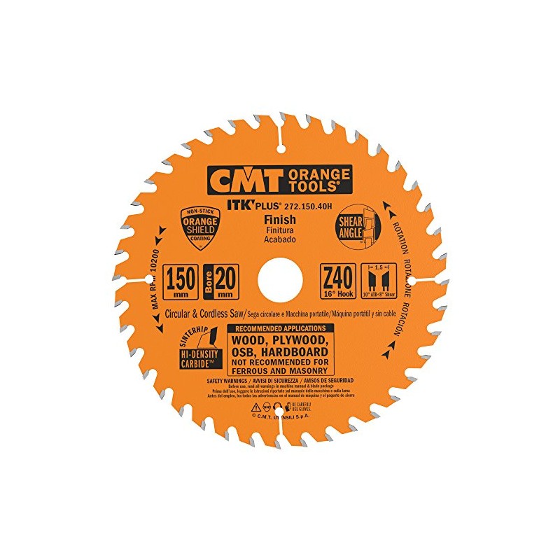 CMT – 272.150.40h – Circular Saw ITK Plus HW 150