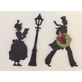 Sizzix Tim Holtz Die Cuts * Christmas Vault 2021 * Six Sets * Festive Gent! - Christmas Colors