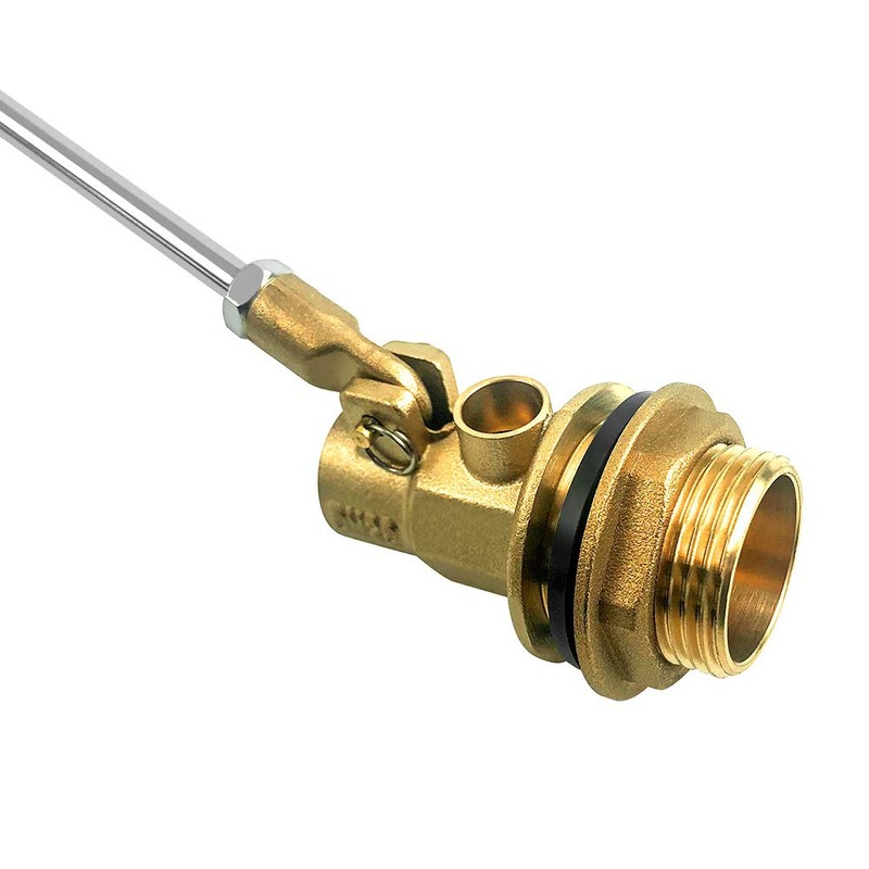 QWORK Stainless Steel Float Valve G 1" DN25 Adjustable Male