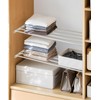 FIRJOY Expandable Wall-Mounted Closet Shelf Organizer, Adjustable Storage Rack, Heavy