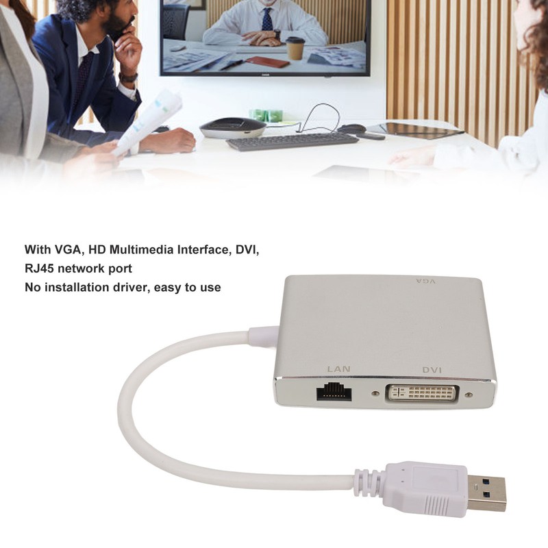 USB 3.0 Video Adapter 4 in 1 USB to HD