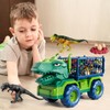 BLmukce Dinosaur Toys for Kids 3-5,Dinosaur Truck with 8 Dinosaur