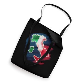 Italy motif with flag Tote Bag