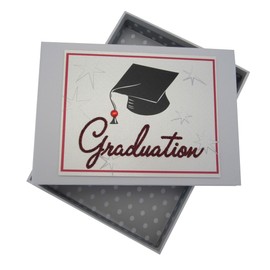White Cotton Cards Graduation Cap Tiny Photo Album, Code GRD1T