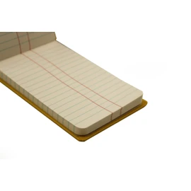Exacompta - Ref 2206Z - Chartwell Casebound Field Survey Book - 106 x 165mm in Size, Excellent Strength When Wet, Ideal for Use Outside, Lined With 2 Lines, Yellow