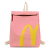 McDonald's Backpack Lightweight for Women Men Knapsack Funny Crossbody Shoulder
