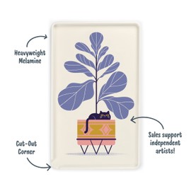 Genuine Fred Super Useful Tray, Hiding by Chris Lee, Melamine Rolling Tray