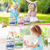 Cosblank 4 Pcs Easter Cute Basket Storage Empty Canvas Basket