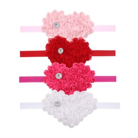LD DRESS - Diadema elástica para bebé con forma de corazón, Zh3, 14in *4in