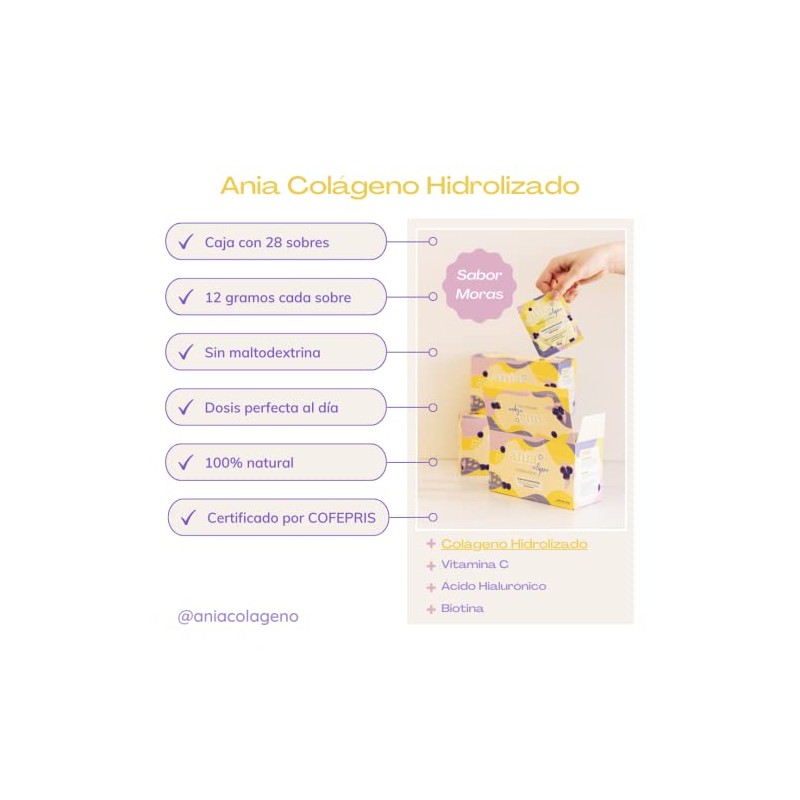 Hidrolizado en polvo + Vitamina C + Ácido Hialurónico +
