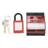 Circuit Breaker Protective Cover Padlock Set Transparent Breaker 4P 25mm