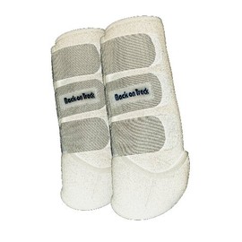 Back on Track Therapeutic Horse Exercise Boots for Hind Legs, White, Small