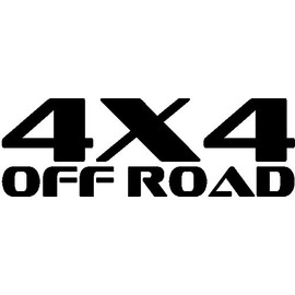 1 x 2 Plott Sticker 4x4 Off Road Offroad 4x4 Quattro Sticker Fun