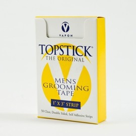 Vapon Topstick 1" X 3" Straight Tape Non Glare Lace Wig (50 pieces)