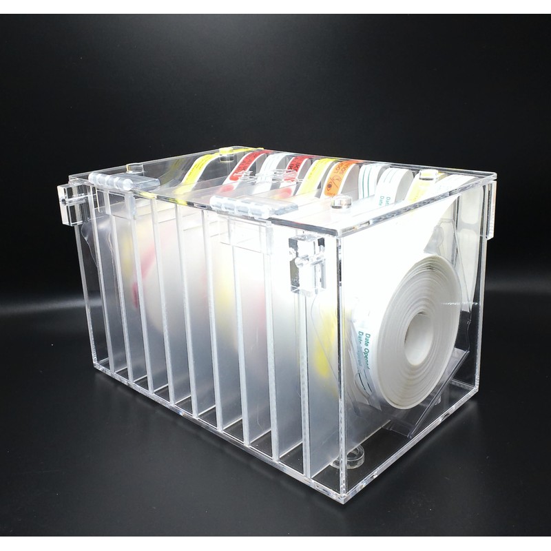 Adjustable Multi-Label Dispenser, Stack & Easy Peel Box (fit 5