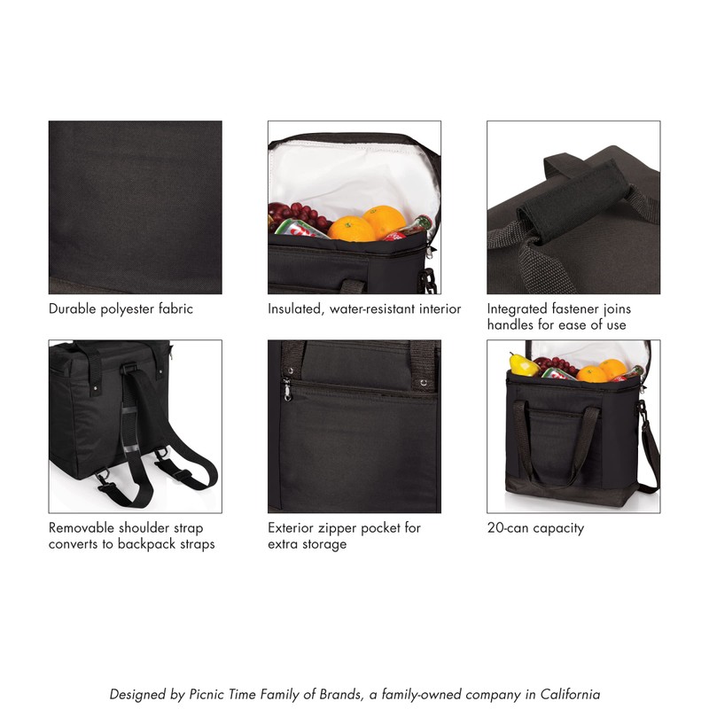 PICNIC TIME Montero Tote Cooler Bag, Versatile Insulated Cooler Bag