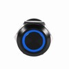 LED Push Button Switch, Brass Plated Car 12mm LED Light