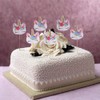 CCINEE 48 piezas de decoración de unicornio arcoíris para cupcakes,