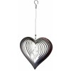 Hanging Stainless Steel Garden Wind Spinner Sun Catcher Crystal -