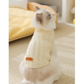 WEILFYONK Dog Clothes, Sweater for Dogs, Spring, Autumn, Winter, Knit Sweater, Dog Costume, Dog Clothes, Sweater, Clothes, Cats, Dog Wear, Cold Wear, Warm, Cute, Stylish, Small Dogs, Medium Dogs