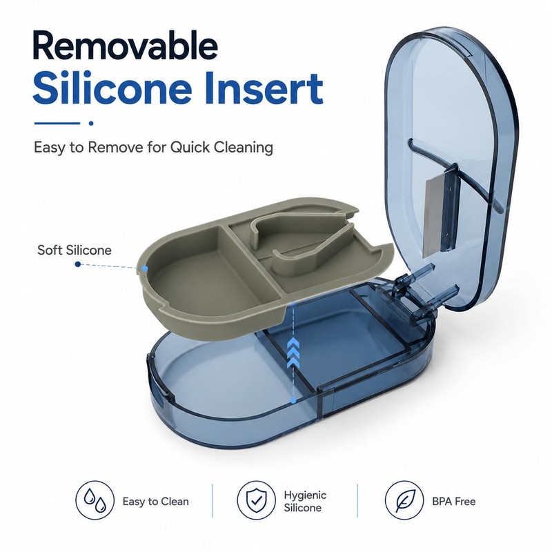 Gtheimn Pill Cutter Splitter for Small, Tiny & Large Pills,