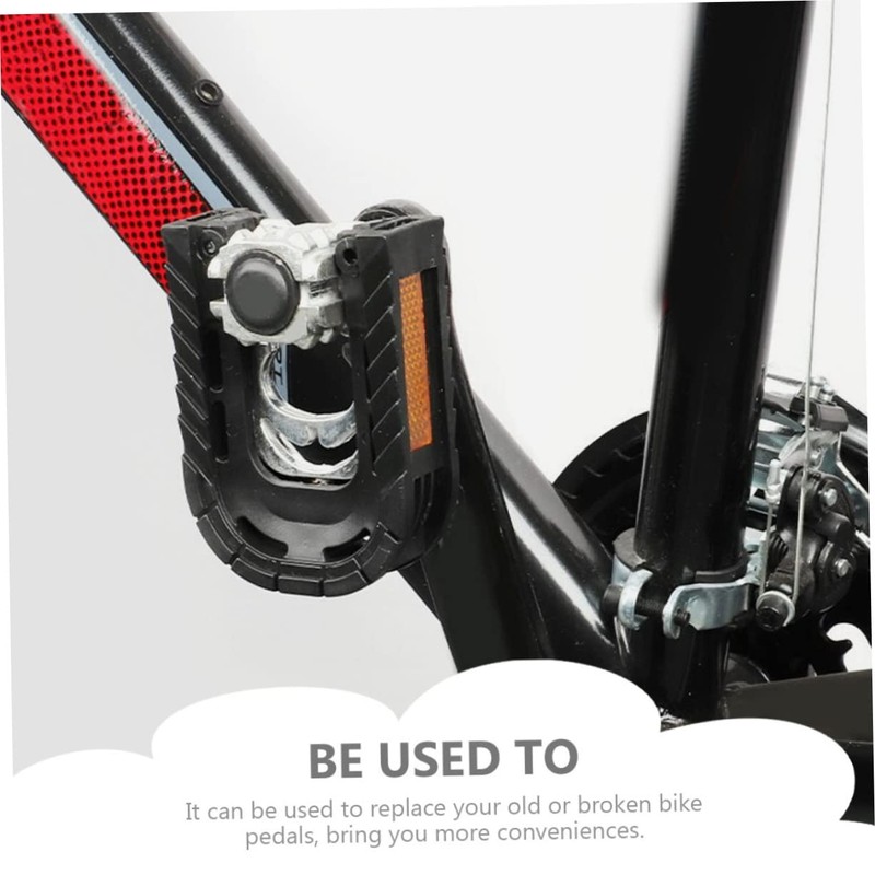 Mipcase 1Pair Foldable Non Slip Bike Pedals for Road and