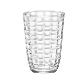 Bormioli Rocco Mat 13.25 oz. Long Drink Glass, Clear, Set of 6