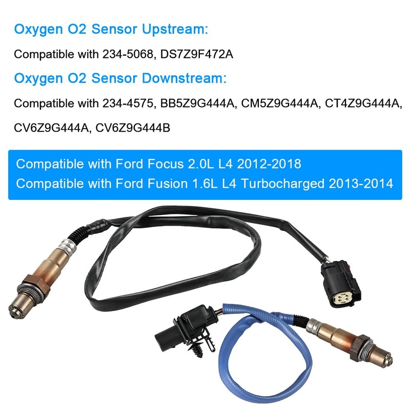 JDMON 2PCS O2 Oxygen Sensor Upstream & Downstream Replacement for