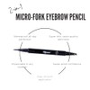 2-in-1 Waterproof Micro-Fork Eyebrow Pencil and Eyeliner Pen | Double