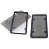 License Plate Frame Cover Set Standard Fit Smoky UV Resistant