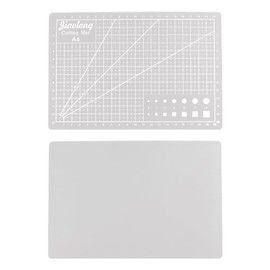 HARFINGTON A5 Self-Healing Cutting Mat 9"x6" Craft Cutting Board for DIY Art Work Sewing Cutting, Grey