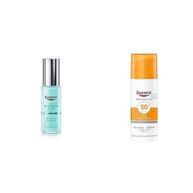 Eucerin - Loción facial de hidratación inmersiva diaria con protector solar FPS 30 de amplio espectro, humectante diario con - Daily Care