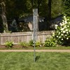 Household Essentials 17120-1 Rotary Outdoor Umbrella Drying Rack | Aluminum