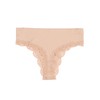 BCBGMAXAZRIA Women's 5-Pack Seamless Thong Underwear, Dusty Rose