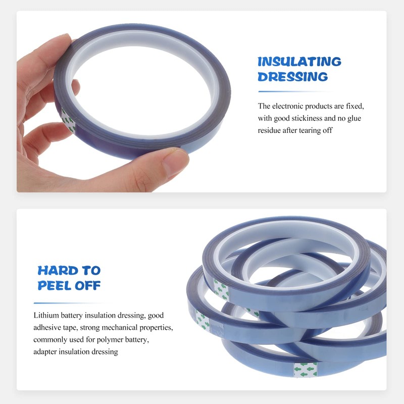 TEHAUX Multi-purpose Heat Resistant Tape 10mm x 33m Htv Transfer