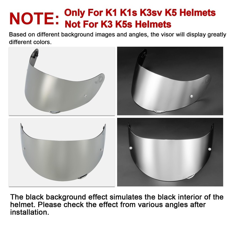 PSLER k1s Visor - k1 Helmet Visor k3sv Tinted Visor