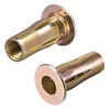 sourcing map Multi-Grip Rivet-Nut, M8 Pre-Bulbed Shank Carbon Steel Color-Zinc-Plated