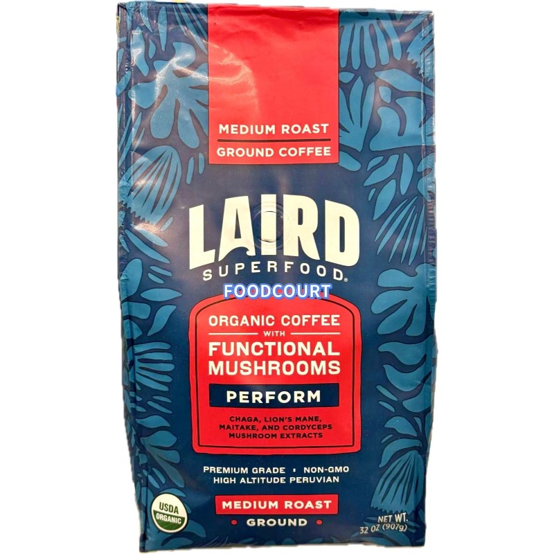Laird 2 Packs Laird Superfood Medium Roast Ground Organic Coffee