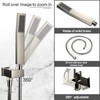 Rain Shower System 12 Inches Shower Head with Handheld Combo