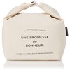 HEADS BNR-SCB-S Lunch Cooler Bag Bonheur Eco Bag, White, 1