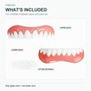 Moldable Snap-On Veneers, Upper and Lower False Teeth Set