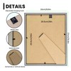 Domkora 8 x 10 Black Picture Frames Set of 3