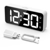 LATEC Digital Alarm Clock, LED Digital Alarm Clock with 2