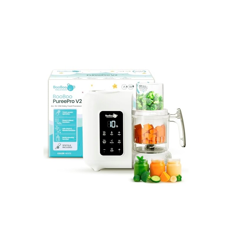 BooBoo Baby PuréePro 5 in 1 Baby Food Maker -