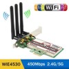 Dual Band 5Ghz/2.4Ghz Pci-E 450M Wireless Wifi Network Adapter Card