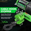 STEGODON Synthetic Winch Rope, 1/4'' x 50ft 10,000LBS Synthetic Winch