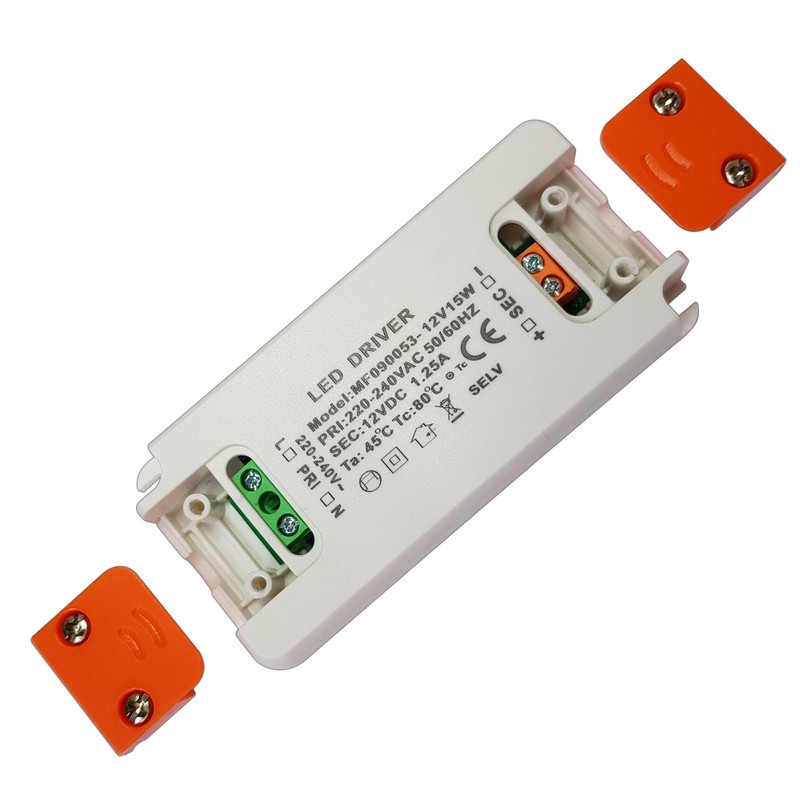 LED Transformer 12 V DC 15 Watt Power Supply Transformer