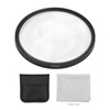 77mm Whirlpool Glass Prism Kaleidoscope Lens Filter Optical Glass Lens