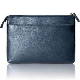Eredità Sacoche Shoulder Bag Men's Genuine Leather Slim Leather Shoulder Belt SC03, navy