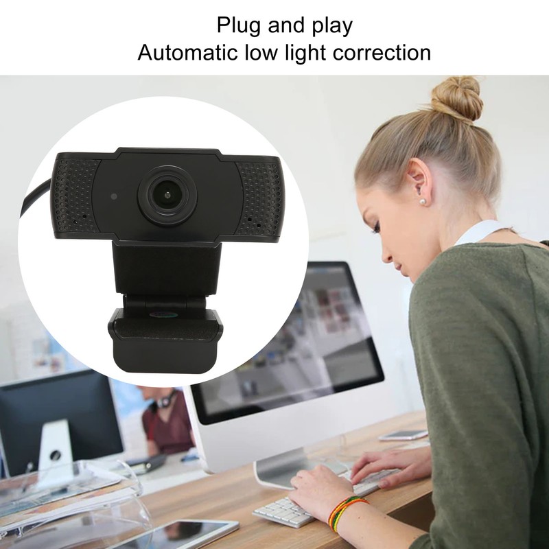 PC Camera USB2.0 1080P CMOS Imaging Sensor Noise Reduction Plgu